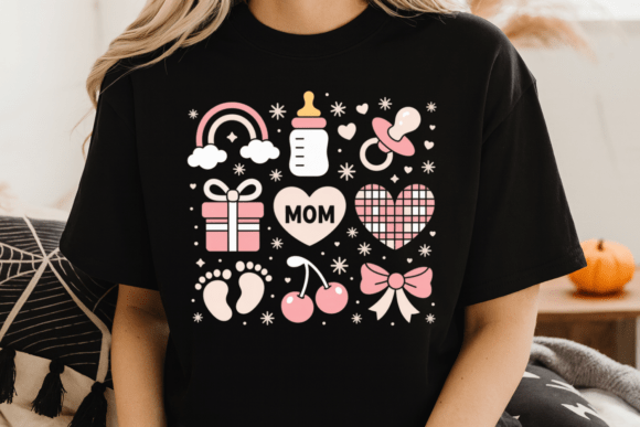 Download Cute Mom Baby Icons PNG Sublimation - Cute mom Collection