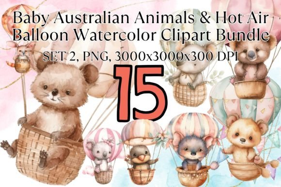Download Baby Australian Animals Watercolor Set 2 - Premium Resources