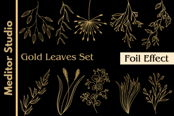 Download Decorative Florals - Gold Collection - Decorative florals Collection