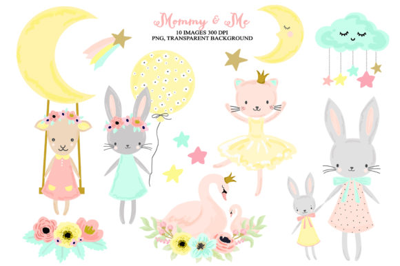 Download Cute Nursery Woodland Baby Girl Animals - Premium Resources